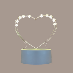 Heart-Shaped Atmosphere Night Light