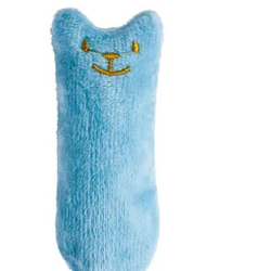 Teeth Grinding Catnip Toy – Interactive Plush Chew Toy with Cat Mint