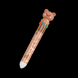 Kawaii Cartoon Bear 10-Color Ballpoint Gel Pens – 0.5mm