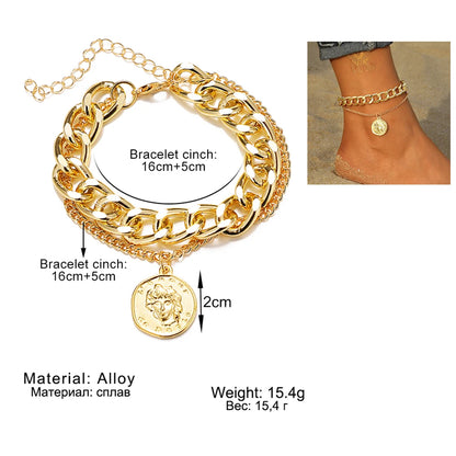 Bohemian Chain Anklet for Women – Foot Accessories