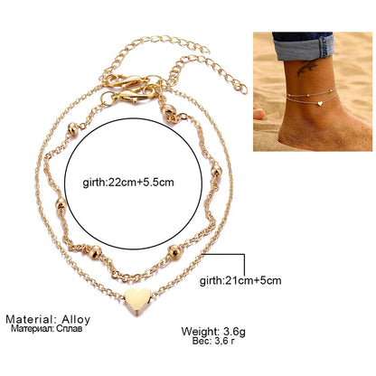 Bohemian Chain Anklet for Women – Foot Accessories