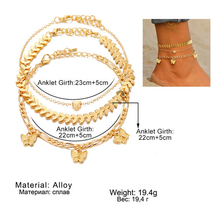 Bohemian Chain Anklet for Women – Foot Accessories