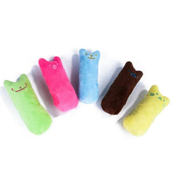 Teeth Grinding Catnip Toy – Interactive Plush Chew Toy with Cat Mint