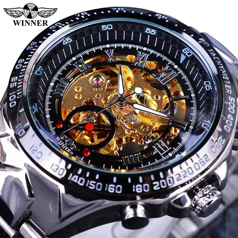 Luxury Automatic Skeleton Watch for Men