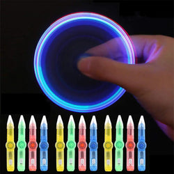 LED Spinning Pen – Ballpoint Pen Fidget Spinner with Glow-in-the-Dark Light