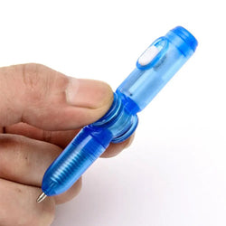 LED Spinning Pen – Ballpoint Pen Fidget Spinner with Glow-in-the-Dark Light