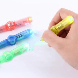 LED Spinning Pen – Ballpoint Pen Fidget Spinner with Glow-in-the-Dark Light