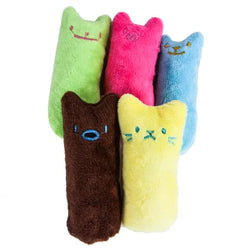 Teeth Grinding Catnip Toy – Interactive Plush Chew Toy with Cat Mint