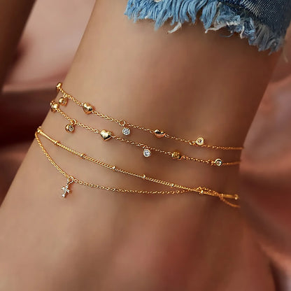 Bohemian Chain Anklet for Women – Foot Accessories