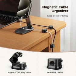 Magnetic Cable Clip Holder – Adhesive Cord Organizer