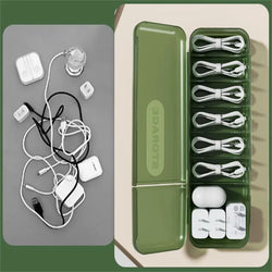 Nordic Plug Board Storage Box – Cable Organizer with Socket & Holder