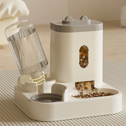 Automatic Pet Feeder with Water Fountain