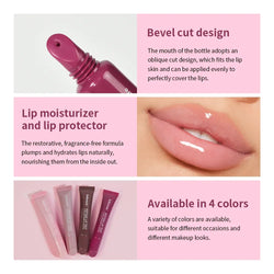 Transparent Lip Glaze – Moisturizing Lip Tint (4 Shades)