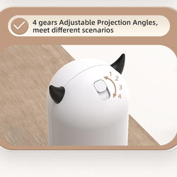 ROJECO Automatic Cat Toy - Interactive Smart Teasing Pet LED Laser Toy