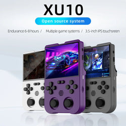 XU10 Handheld Game Console 3.5" IPS Screen 3000mAh Battery Linux JELOS