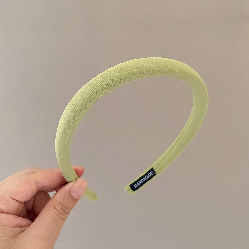 Thick Sponge Hairband for Women and Girls – Elegant Makeup Face Wash Hair Hoop