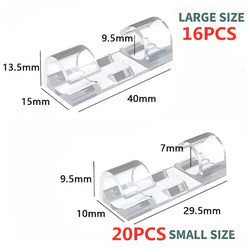 USB Cable Organizer Clips – Wire Winder & Earphone Management