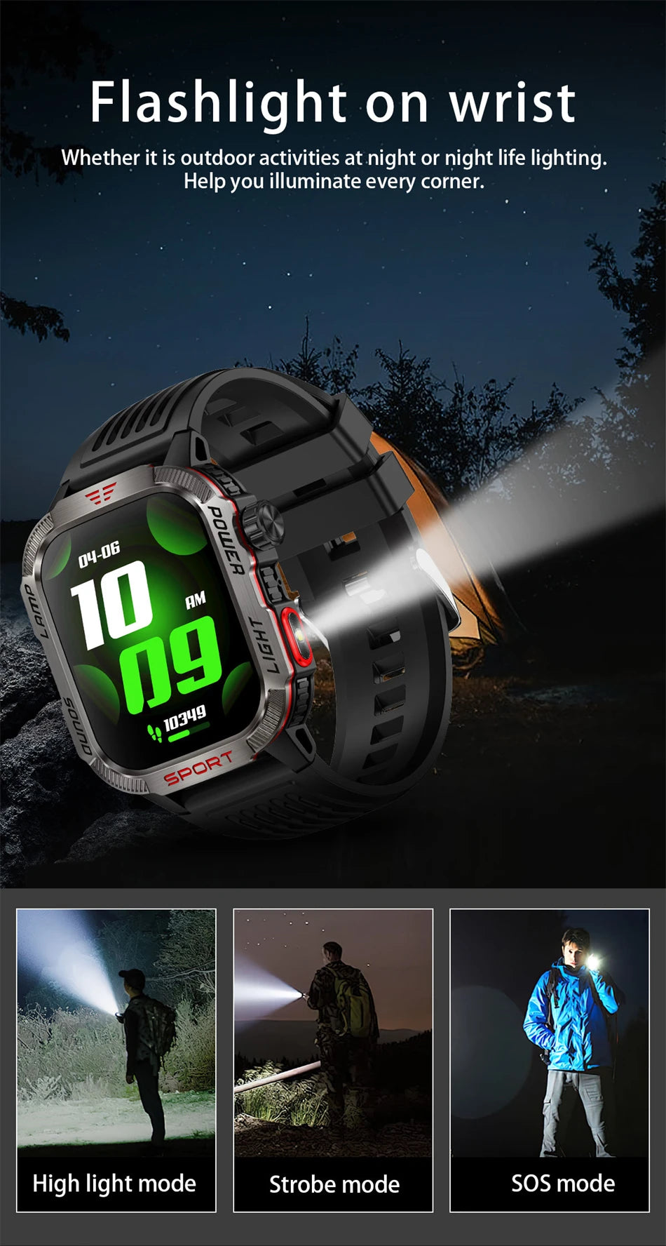 New Military GPS Smart Watch for Men