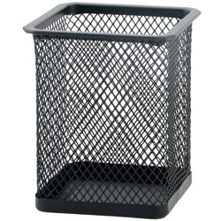 Metal Mesh Pencil Holder - Square or Round Shape