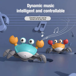 Dancing Crab Baby Crawling Toy – Musical & Moving