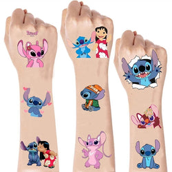 Disney Lilo & Stitch Tattoo Stickers – Kawaii DIY for Kids