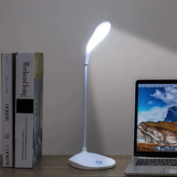 LED Reading Desk Lamp – Portable, USB, Touch Dimming, Eye Protection