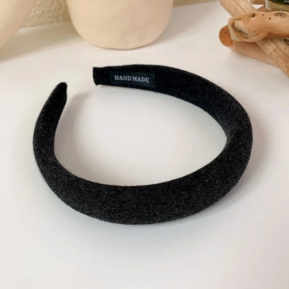 Thick Sponge Hairband for Women and Girls – Elegant Makeup Face Wash Hair Hoop