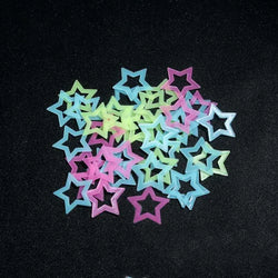 3D Hollow Star Glow-in-the-Dark Wall Stickers