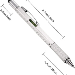 7-in-1 Multifunction Ballpoint Pen – Tool Pen with Ruler, Screwdriver & More