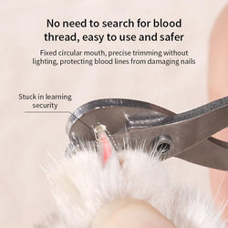 Professional Stainless Steel Cat Nail Clippers – Precision Tool for Pets