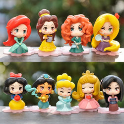 Disney Princess 9-Piece PVC Figurine Set