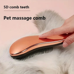 2-in-1 Dog Grooming Comb and Massage Brush for Bath Time