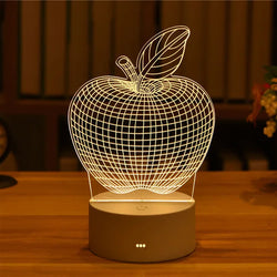 Heart-Shaped Atmosphere Night Light