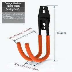 3 Size Heavy Duty Metal Hook Wall Mounted Bicycle Hanger Hook