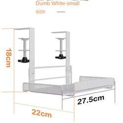 Under Desk Cable Management Tray – No Drill Steel Wire Organizer for Desk