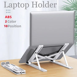 Foldable Adjustable Laptop Stand – Portable Holder for MacBook & More