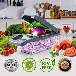 14/16-in-1 Multifunctional Vegetable Chopper & Slicer