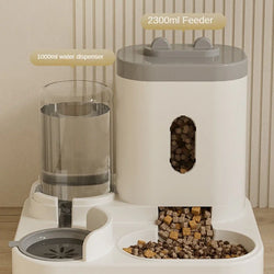 Automatic Pet Feeder with Water Fountain