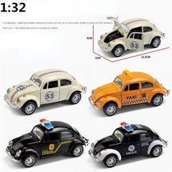 1:32 Volkswagen Beetle Diecast Model with Pull-Back Function