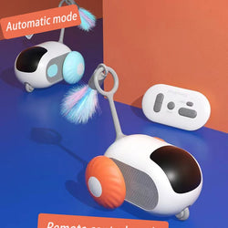 Smart Cat Toy Pet Interactive Remote Control Electric Car – Upgraded Version