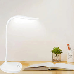 LED Reading Desk Lamp – Portable, USB, Touch Dimming, Eye Protection