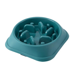 Pet Cat Dog Slow Food Bowl – Anti-Choking, Thickened and Non-Slip Feeding Bowl