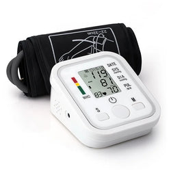 Digital Arm Blood Pressure Meter with Spanish Voice