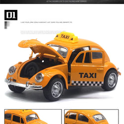 1:32 Volkswagen Beetle Diecast Model with Pull-Back Function