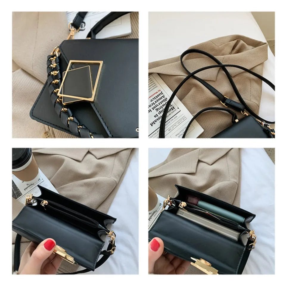 New Fashion Square Shoulder Bag – A Stylish and Versatile Crossbody for the Modern Woman