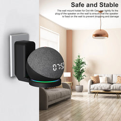 Wall Mount for Echo Dot (4th & 5th Gen) – Speaker Stand with Cable Storage