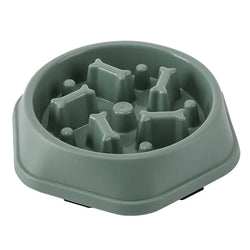 Pet Cat Dog Slow Food Bowl – Anti-Choking, Thickened and Non-Slip Feeding Bowl