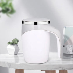 Automatic Stirring Coffee Mug – Rechargeable Portable Stainless Steel Magnetic