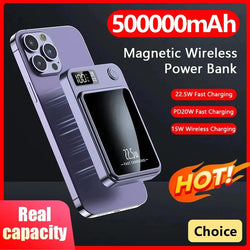 Magnetic Wireless Power Bank 50000mAh – 22.5W Fast Charging