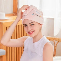 1pc Quick-Dry Hair Hat – Soft Absorbent Towel for Women